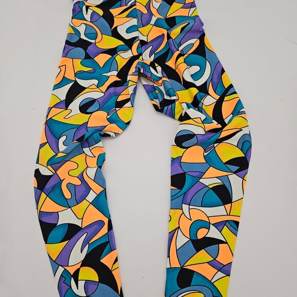 Pro Spirit Workout/Fitness/Running Tights Abstract SPANDEX Pants Womens - Picture 13 of 16